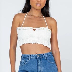 Princess Polly Ramsgate Top Cream